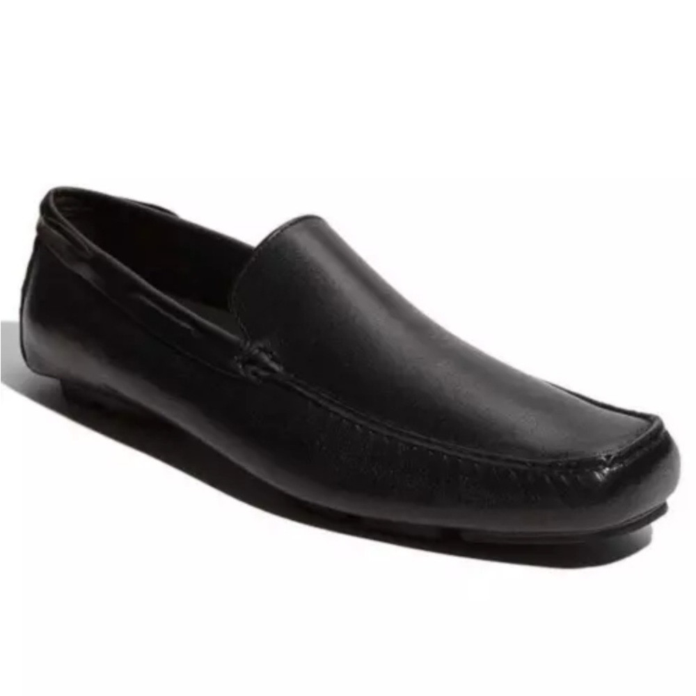 To Boot Classic Black Leather Loafers Barkley Driving Shoe 11.5